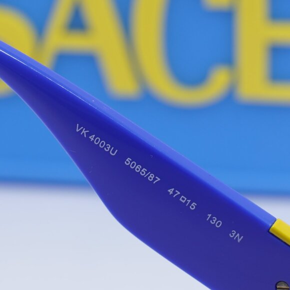 Versace Kids VK4003U 506587 Rectangle Sunglasses - Red/Blue/Dark Grey - Picture 7 of 9